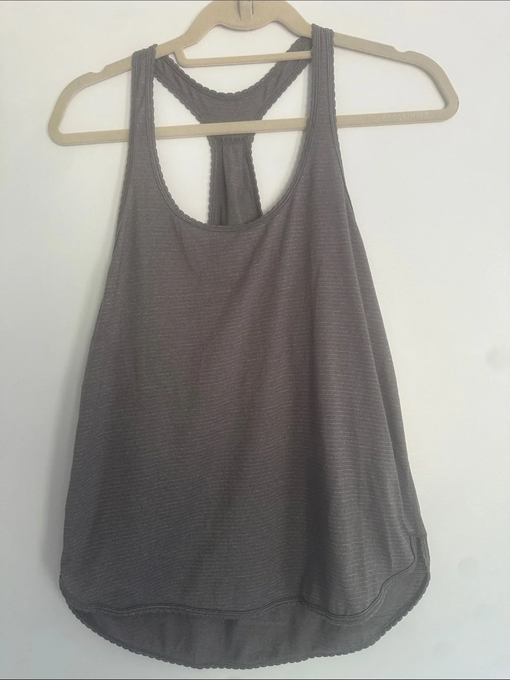 lululemon athletica Gray Racerback Tank
